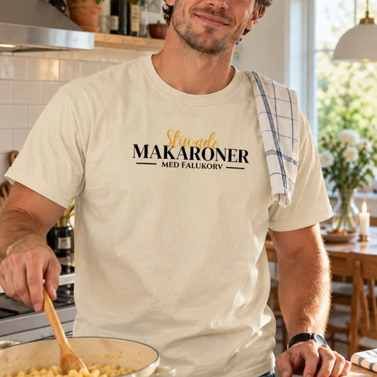 Stuvade makaroner med falukorv - T-shirt
