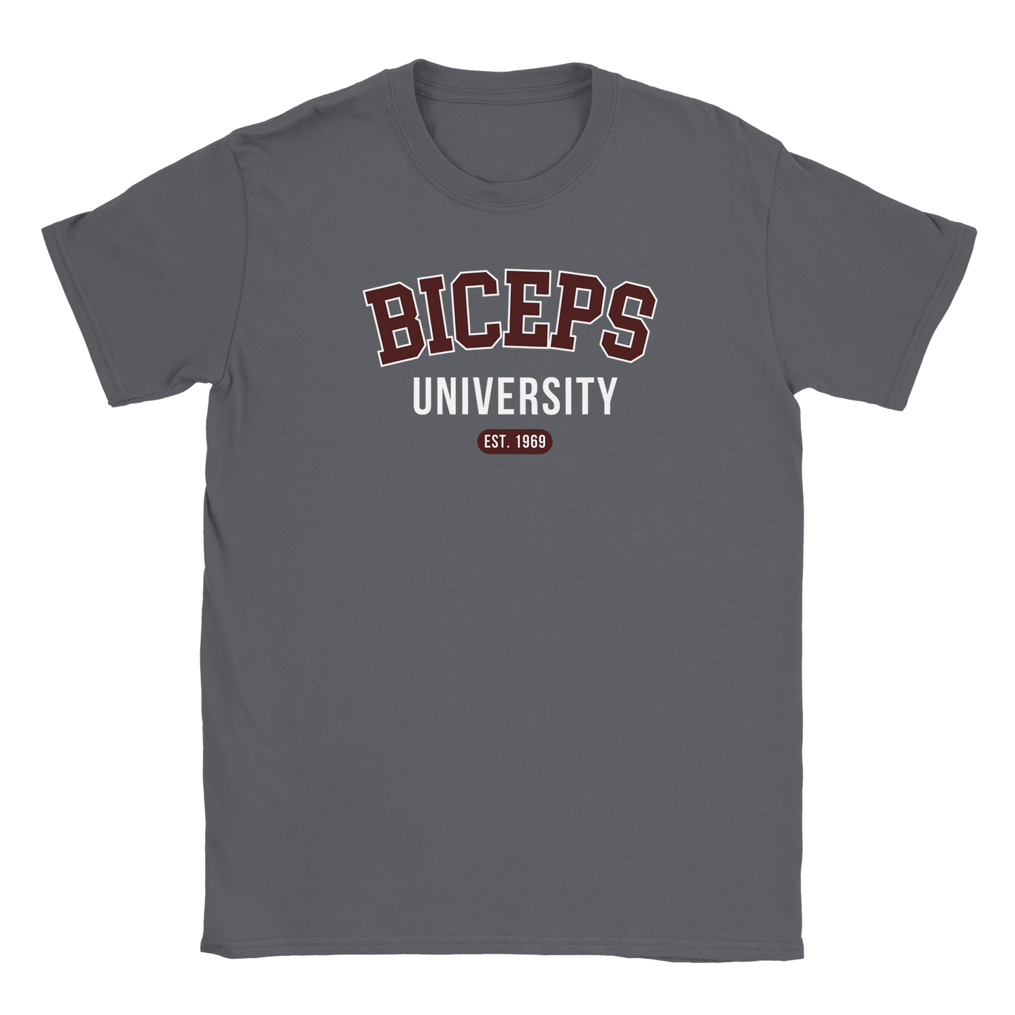 Biceps University - T-shirt Kolgrå