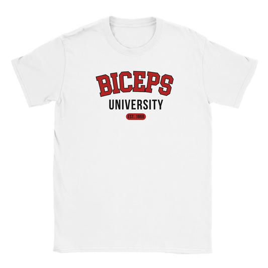 Biceps University - T-shirt Vit