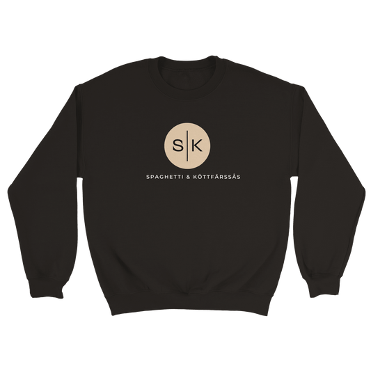 Spaghetti och köttfärssås - Sweatshirt Svart