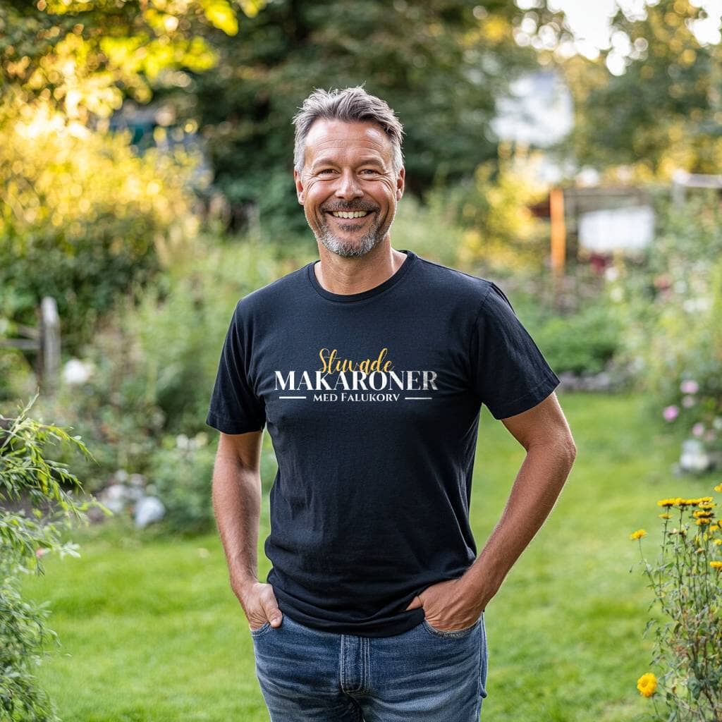 Stuvade makaroner med falukorv - T-shirt
