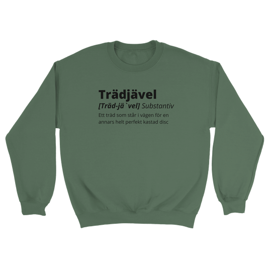 Trädjävel Discgolf - Sweatshirt Militärgrön