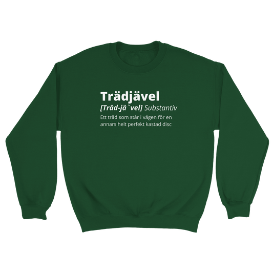 Trädjävel Discgolf - Sweatshirt Mossgrön