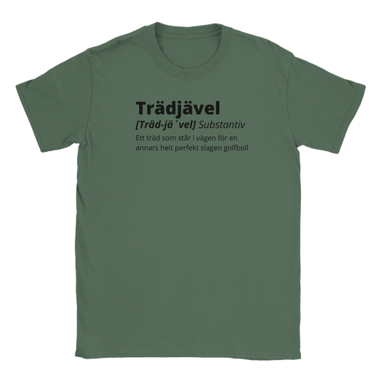 Trädjävel Golf - T-shirt Militärgrön