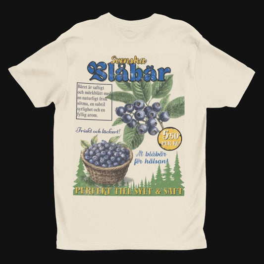 Vintage Svenska Blåbär - T-shirt