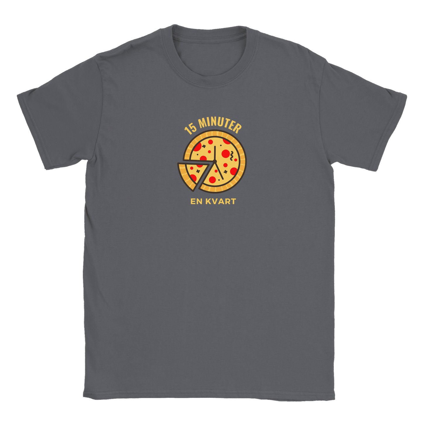 15 minuter en kvart - T-shirt Charcoal