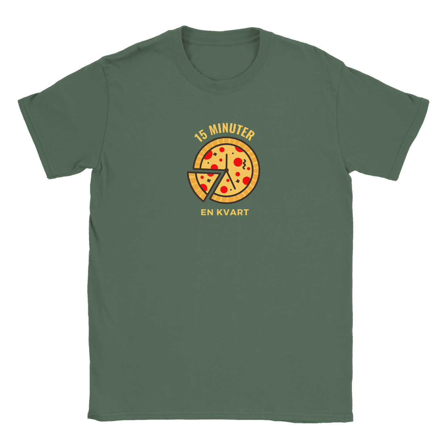 15 minuter en kvart - T-shirt Military Green