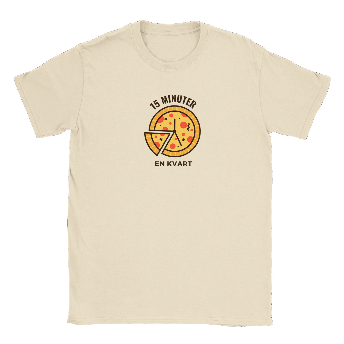 15 minuter en kvart - T-shirt Natural