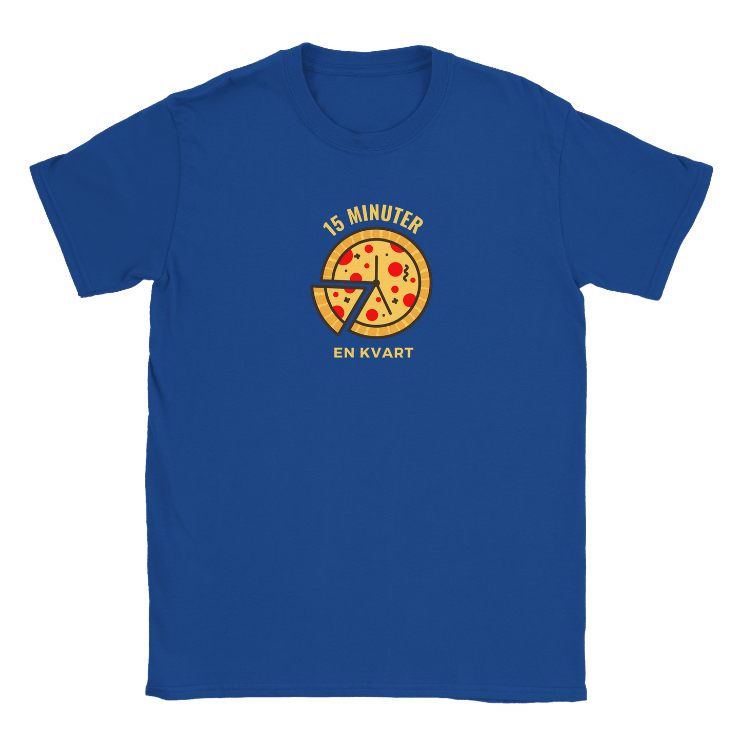 15 minuter en kvart - T-shirt Royal