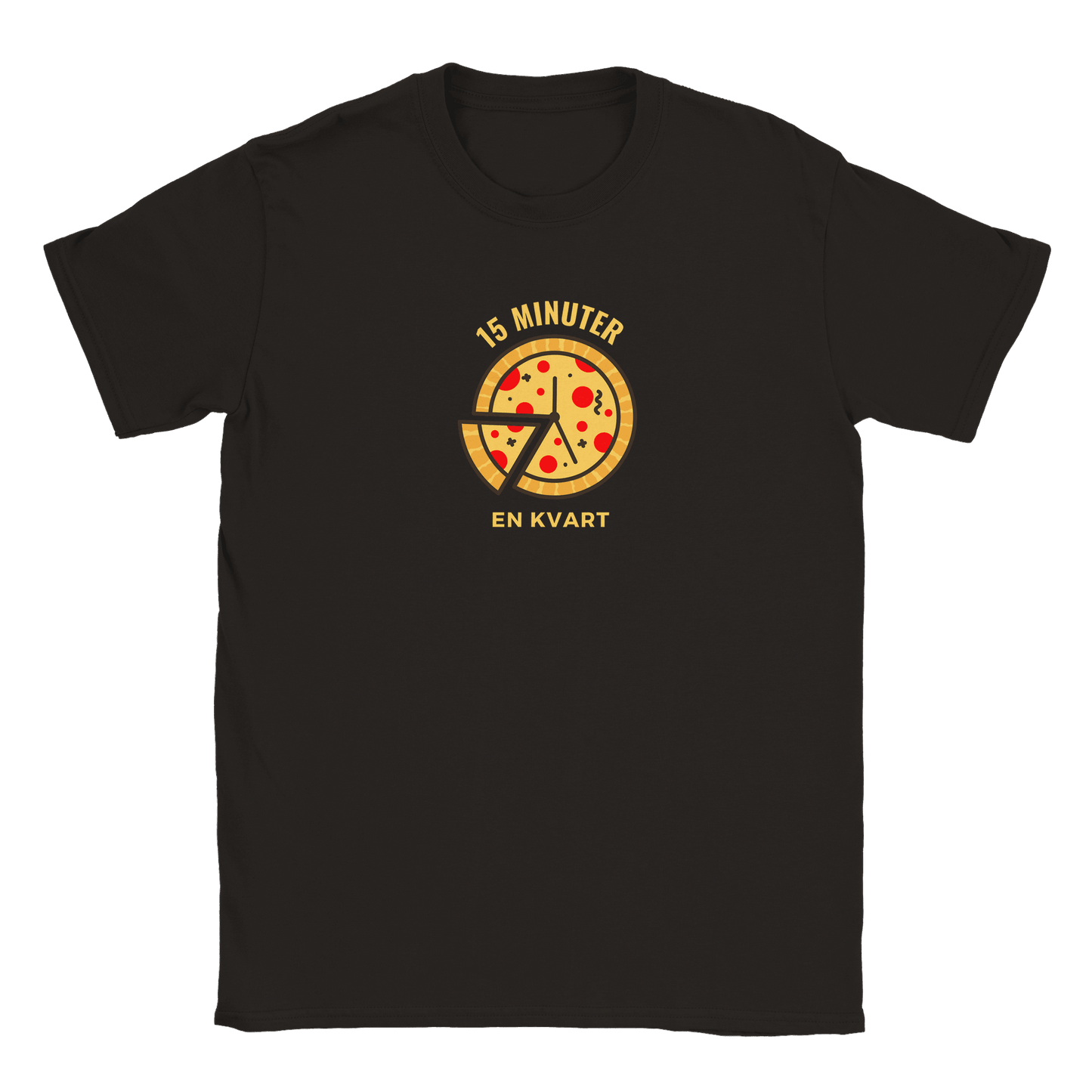 15 minuter en kvart - T-shirt Svart