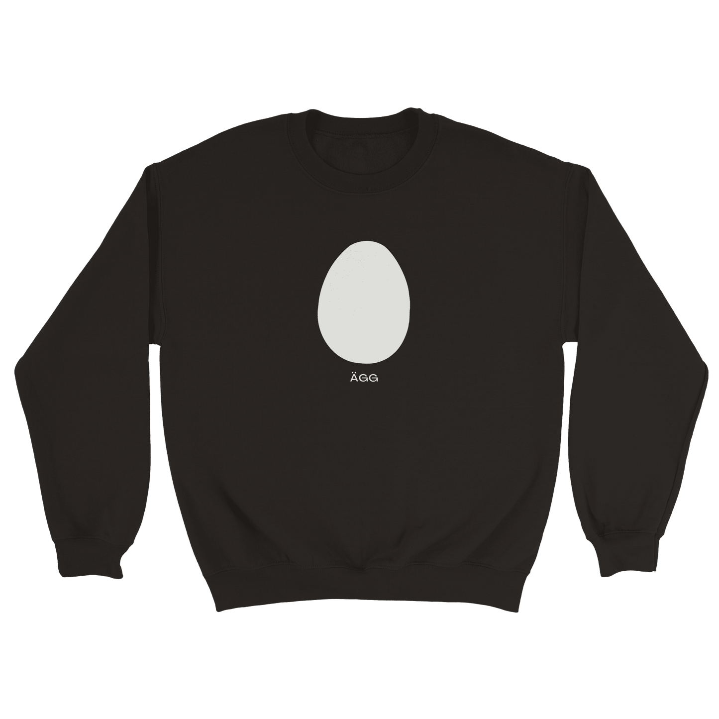 Ägg - Sweatshirt Svart
