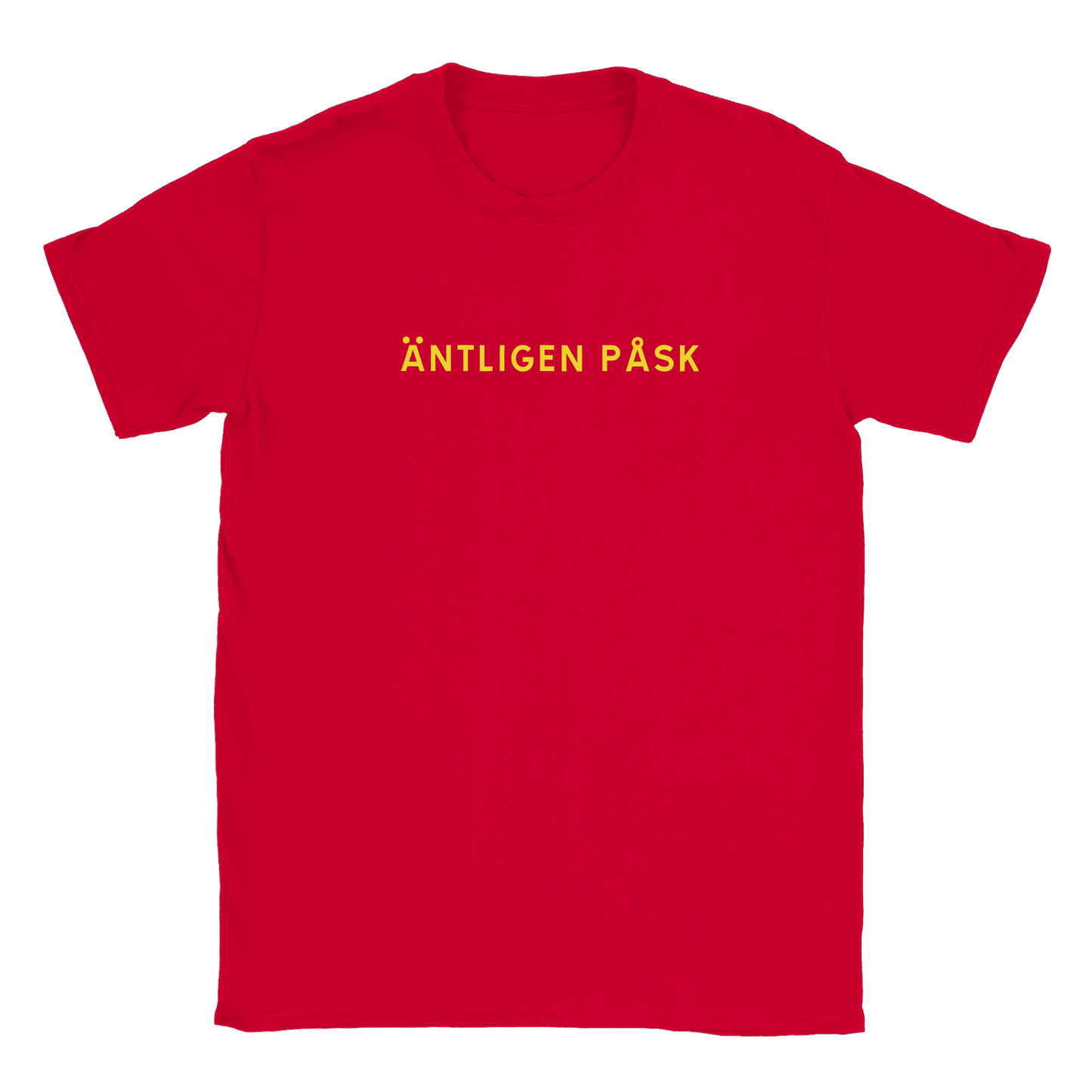 Äntligen Påsk - T-shirt Röd