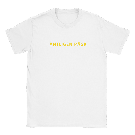 Äntligen Påsk - T-shirt Vit