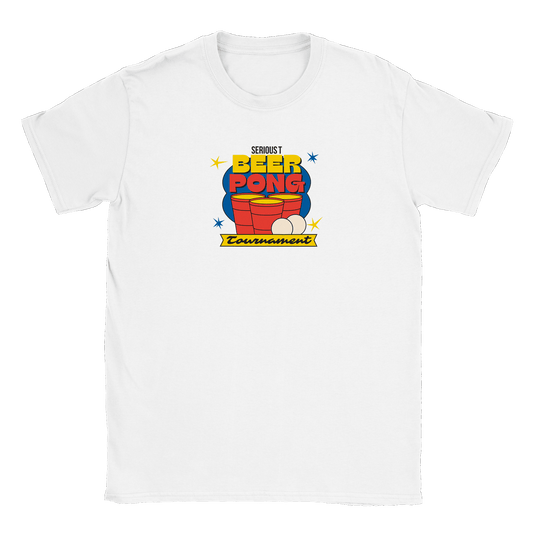 Beer Pong Tournament - T-shirt Vit