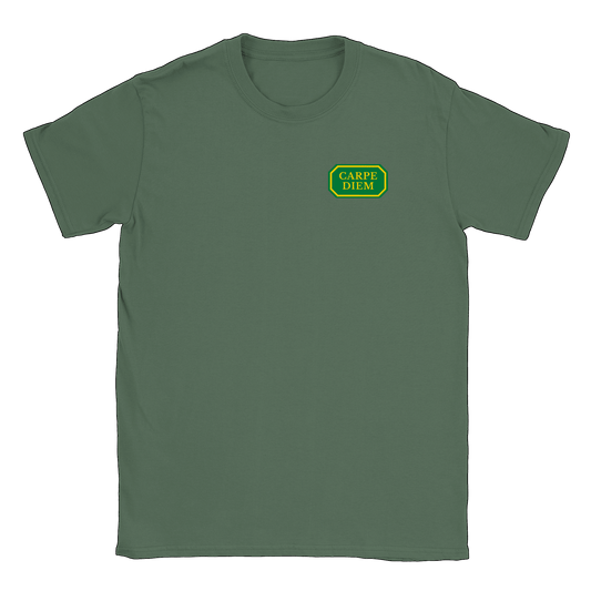 Carpe Diem liten - T-shirt Military Green