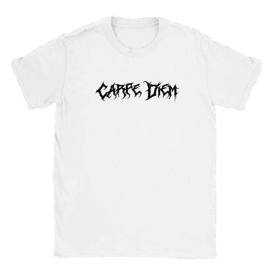 Carpe Diem Metal - T-shirt Vit