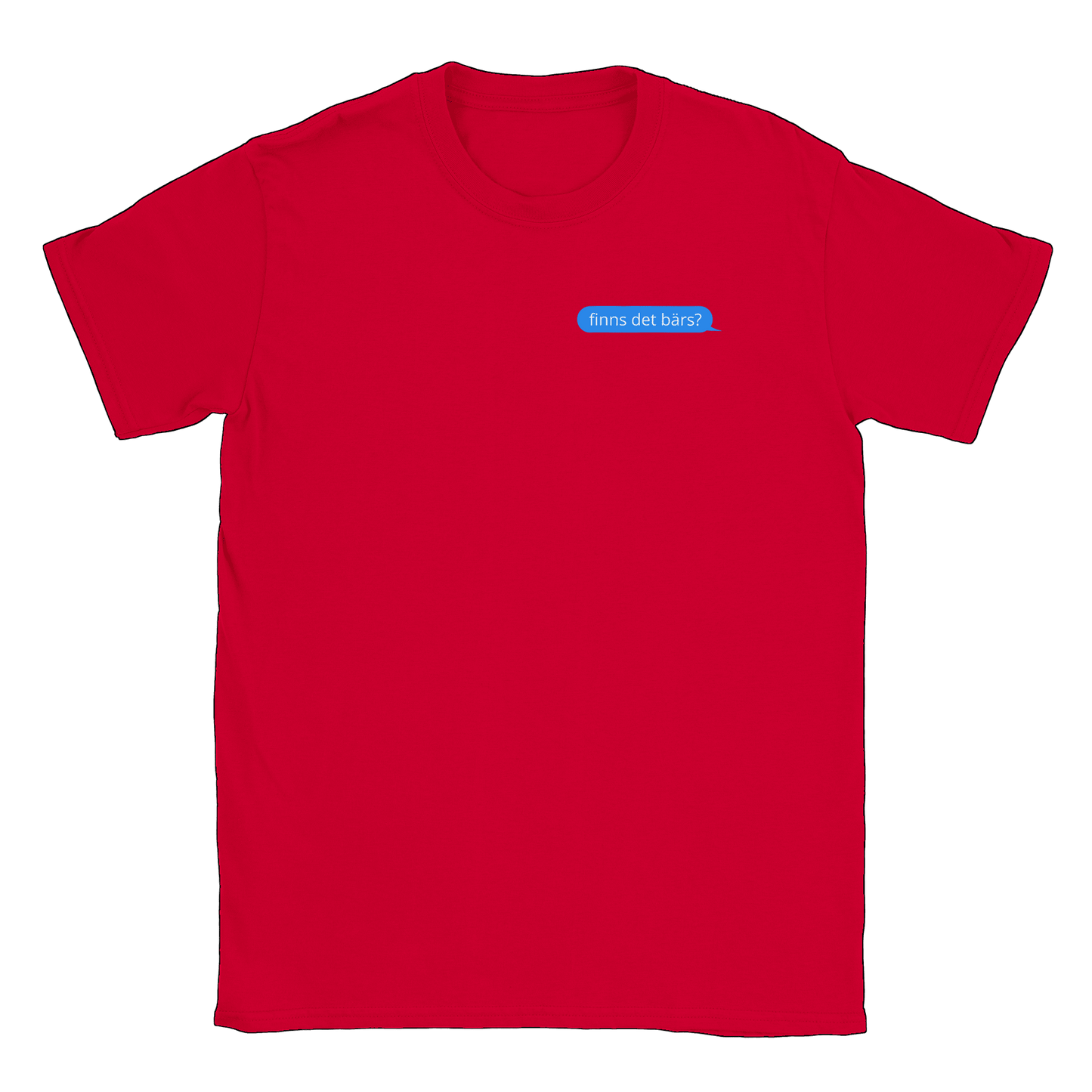 Finns det bärs? - T-shirt Röd