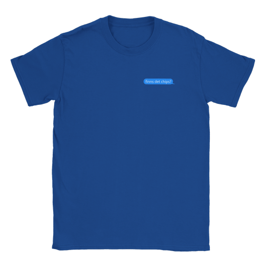 Finns det chips? - T-shirt Royal