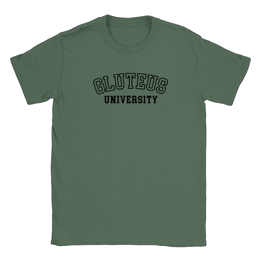 Gluteus University - T-shirt Military Green