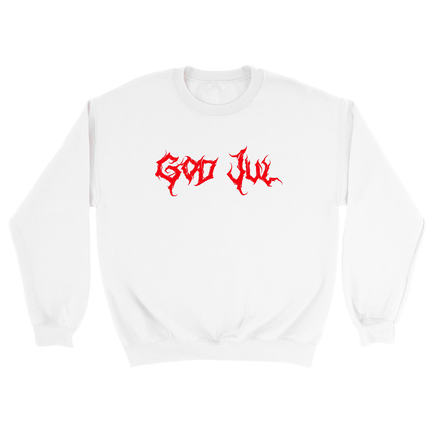 God Jul - Sweatshirt Vit