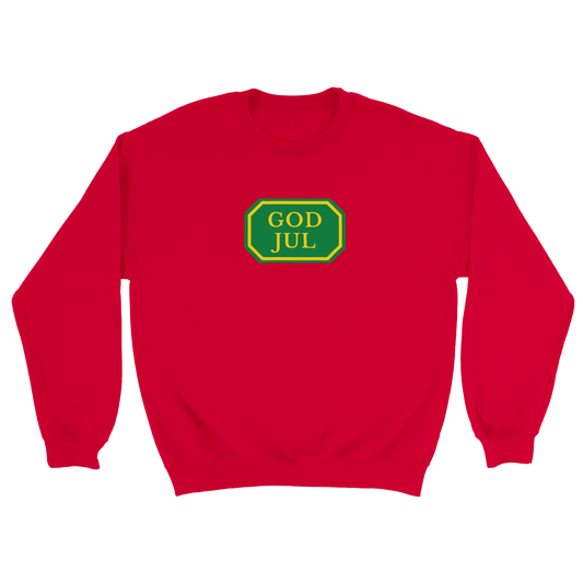 God Jul systemet - Sweatshirt Röd