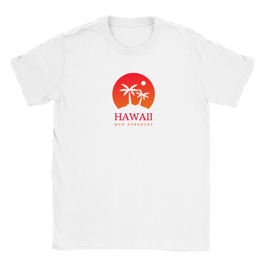 Hawaii med kebabsås - T-shirt Vit