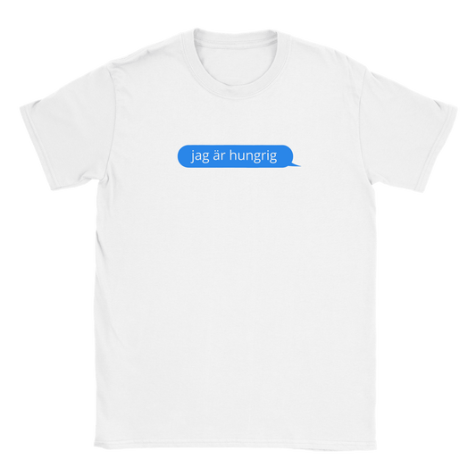 Jag är hungrig - T-shirt för barn Vit
