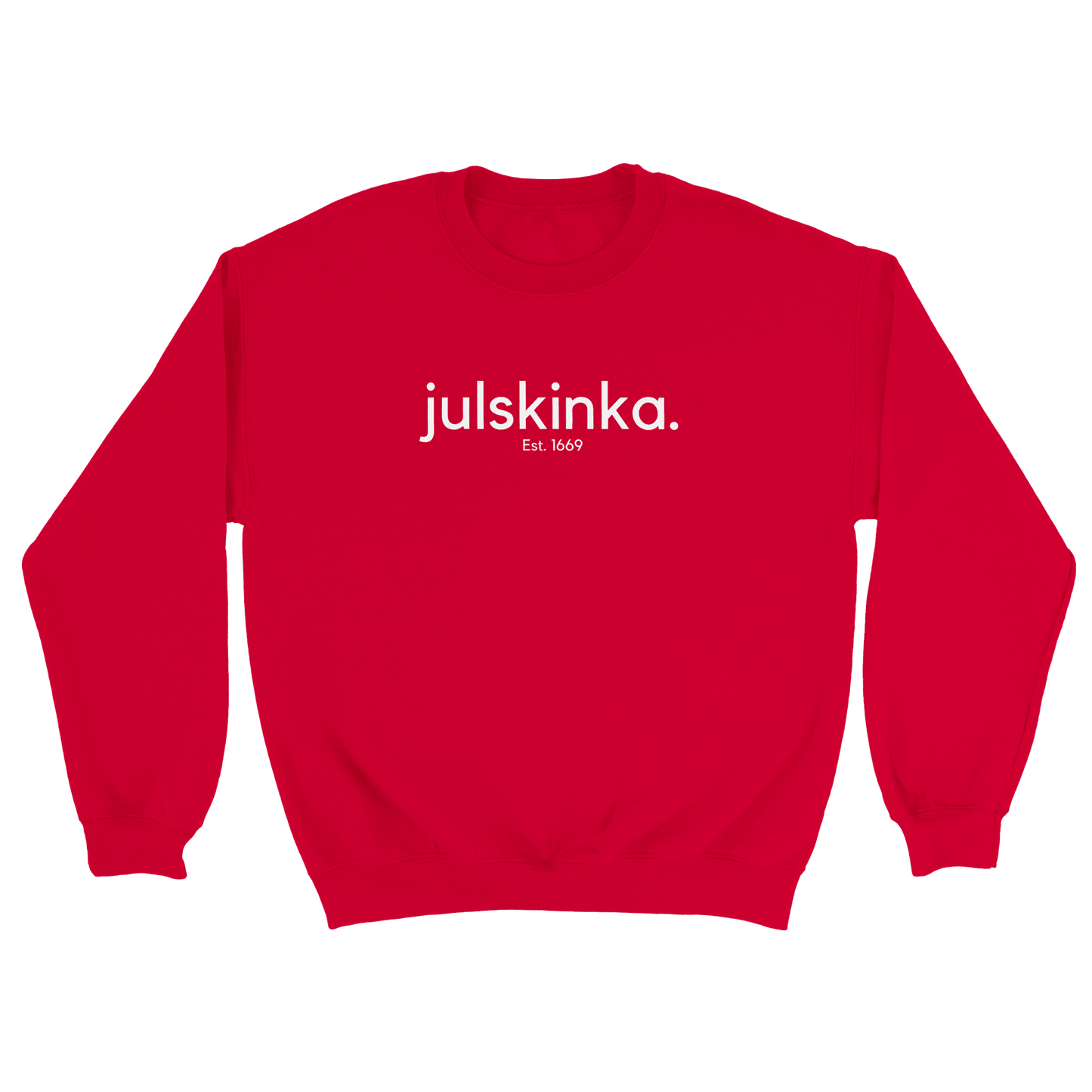 Julskinka - Sweatshirt Röd