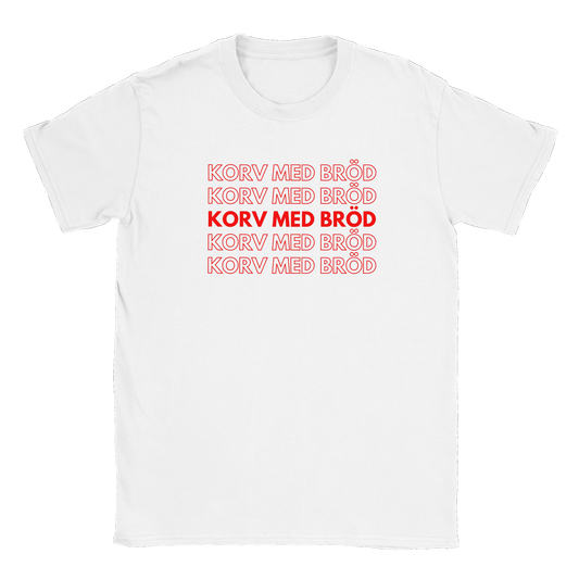 Korv med bröd - T-shirt Vit