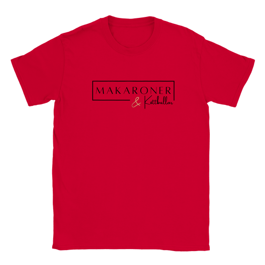 Makaroner & Köttbullar - T-shirt för barn Röd