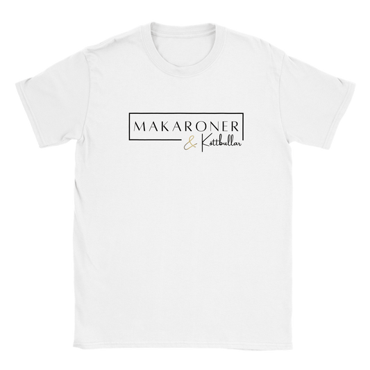 Makaroner & Köttbullar - T-shirt för barn Vit