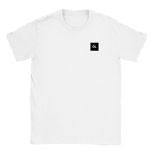 Öl i fyrkant - T-shirt Vit