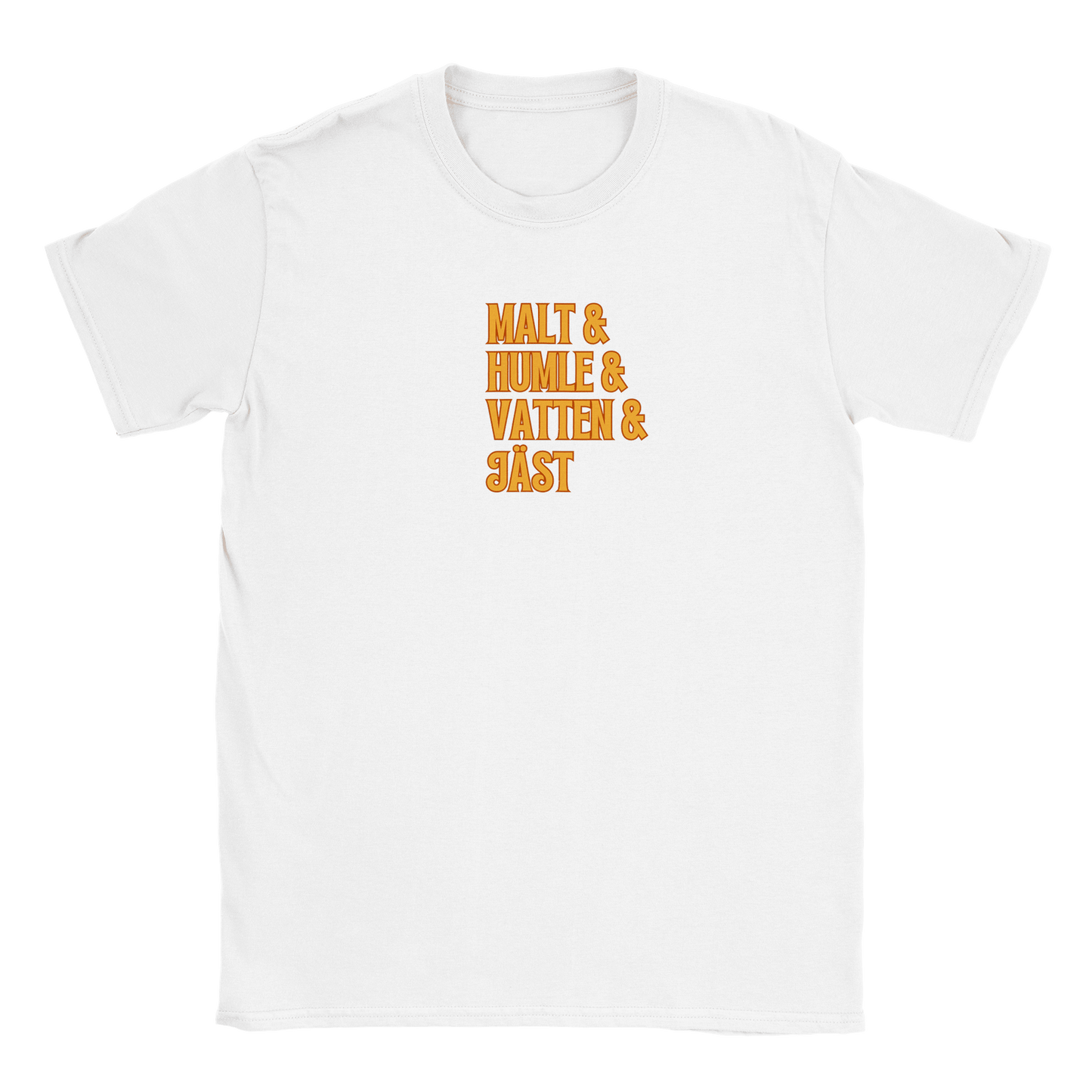 Öl recept - T-shirt Vit