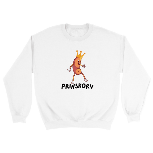 Prinskorv - Sweatshirt Vit