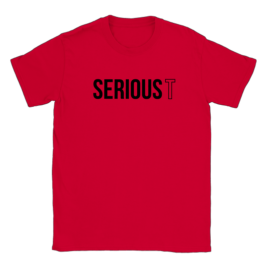 Serious T Logo - T-shirt Röd