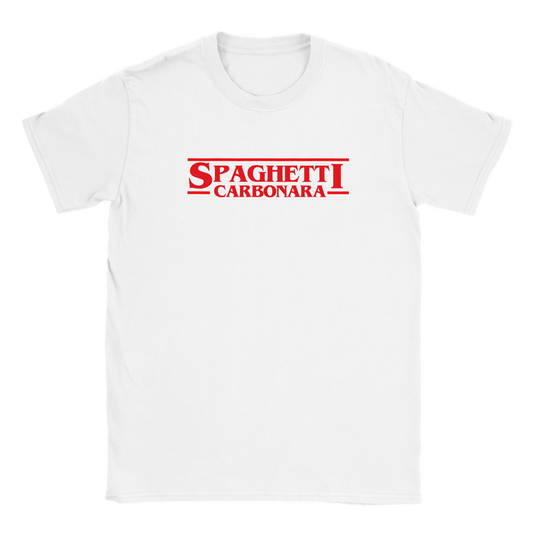 Spaghetti Carbonara - T-shirt för barn Vit