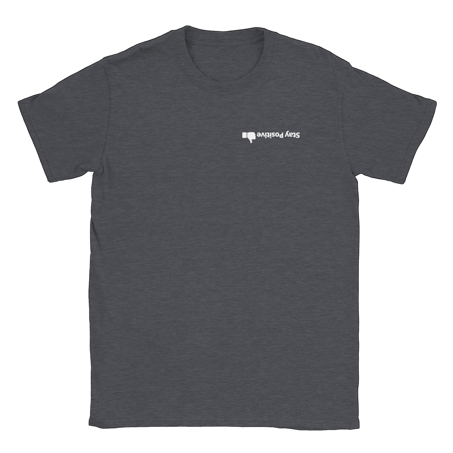 Stay Positive - T-shirt Mörk Ljung