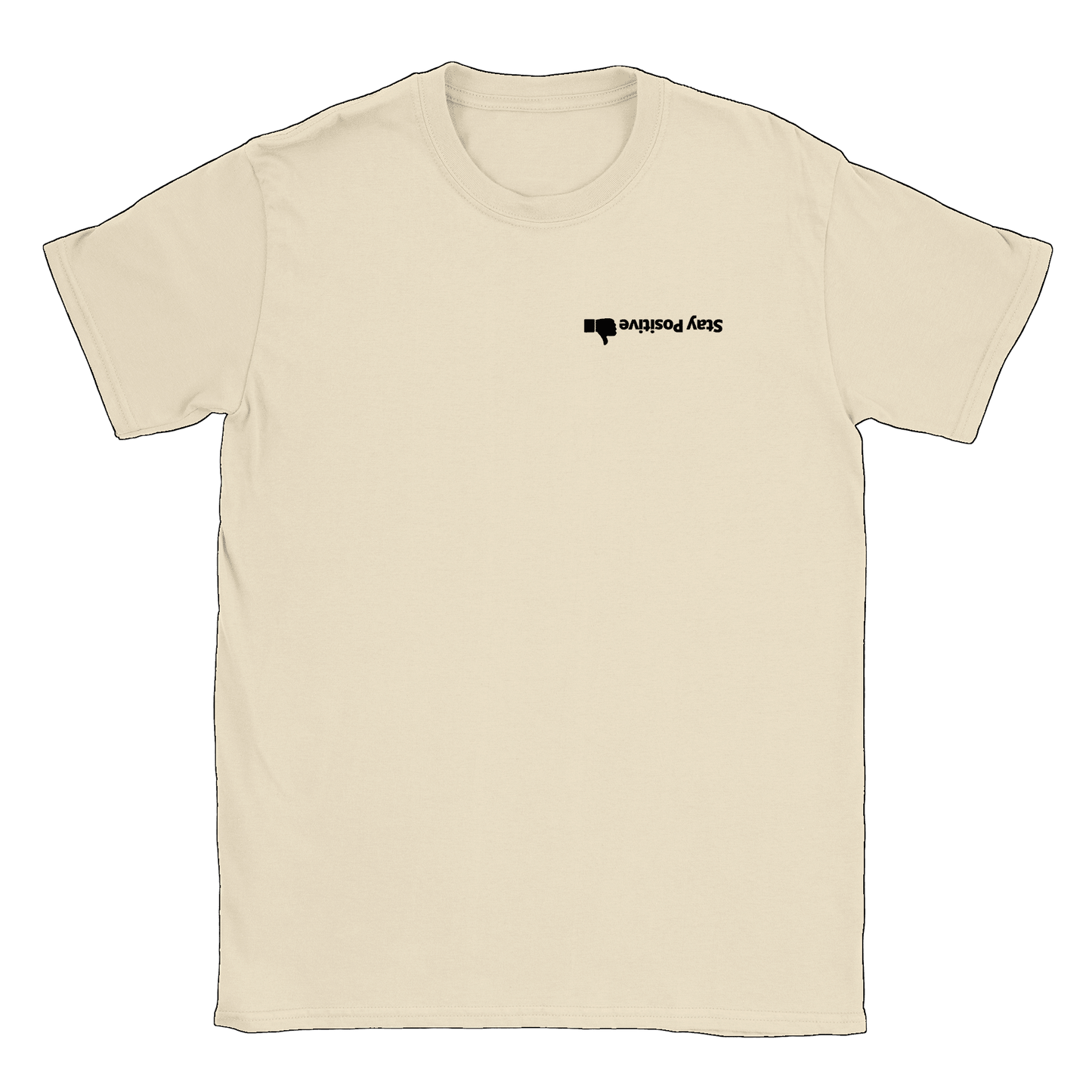 Stay Positive - T-shirt Natural