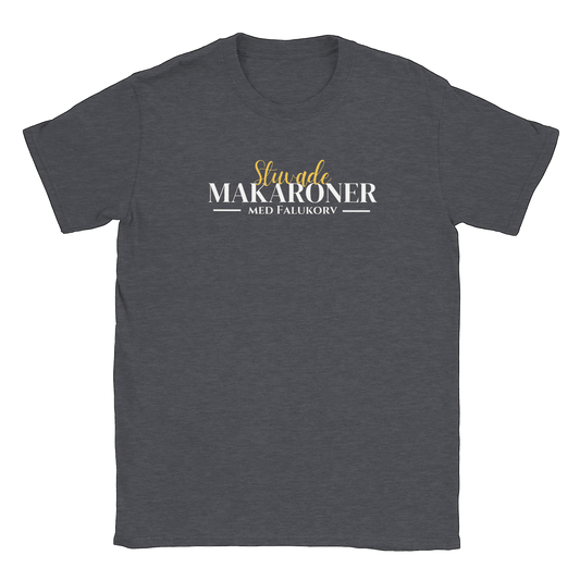 Stuvade makaroner med falukorv - T-shirt Mörk Ljung