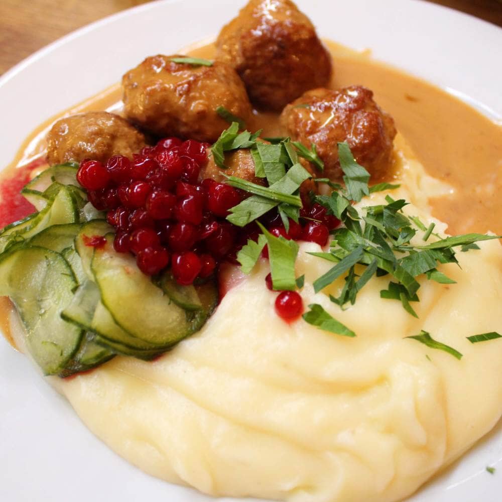 Köttbullar med potatismos