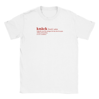 Knäck definition - T-shirt i vit
