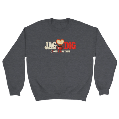Dopp i grytan - Sweatshirt i mörkgrå