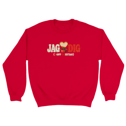 Dopp i grytan - Sweatshirt i röd