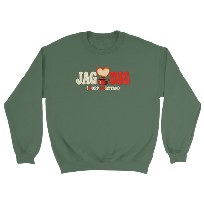Dopp i grytan - Sweatshirt i militärgrön