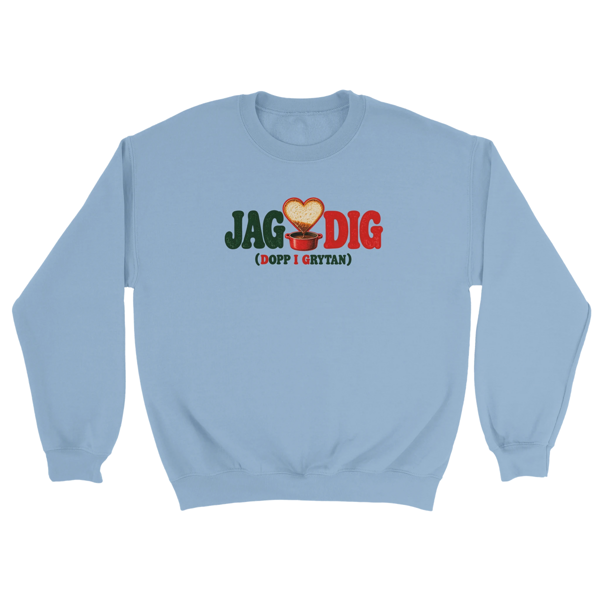 Dopp i grytan - Sweatshirt i ljusblå