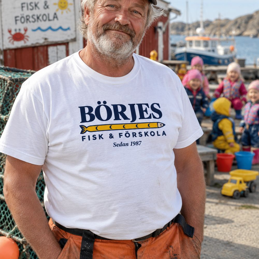 Börjes Fisk & Förskola - T-shirt