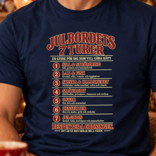 Julbordets 7 turer - T-shirt