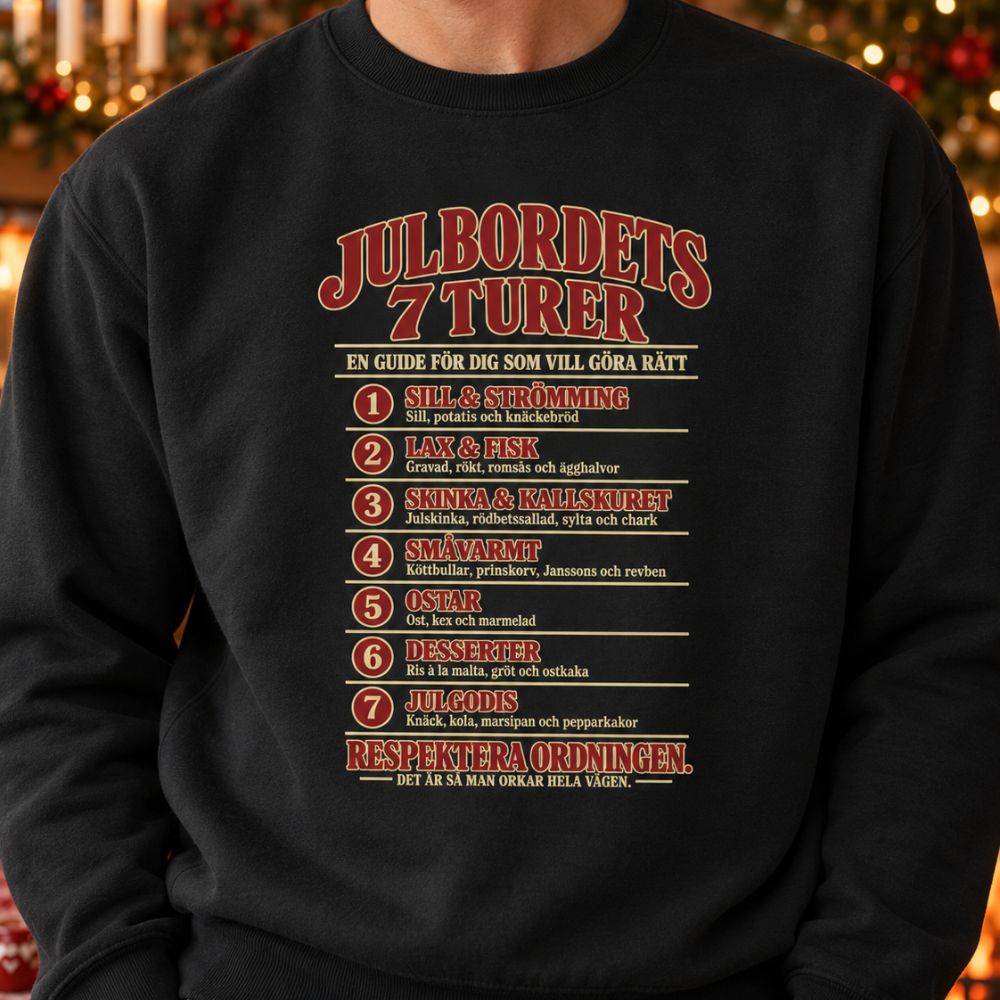Julbordets 7 turer - Sweatshirt