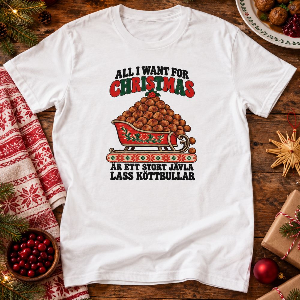 Stort jävla lass köttbullar - T-shirt