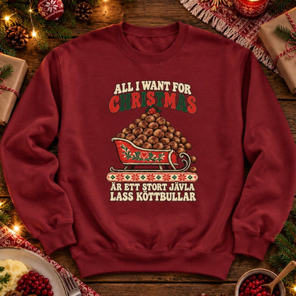 Stort jävla lass köttbullar - Sweatshirt